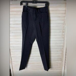 Faded Glory Women’s 4 Black & White Polka Dot Pants